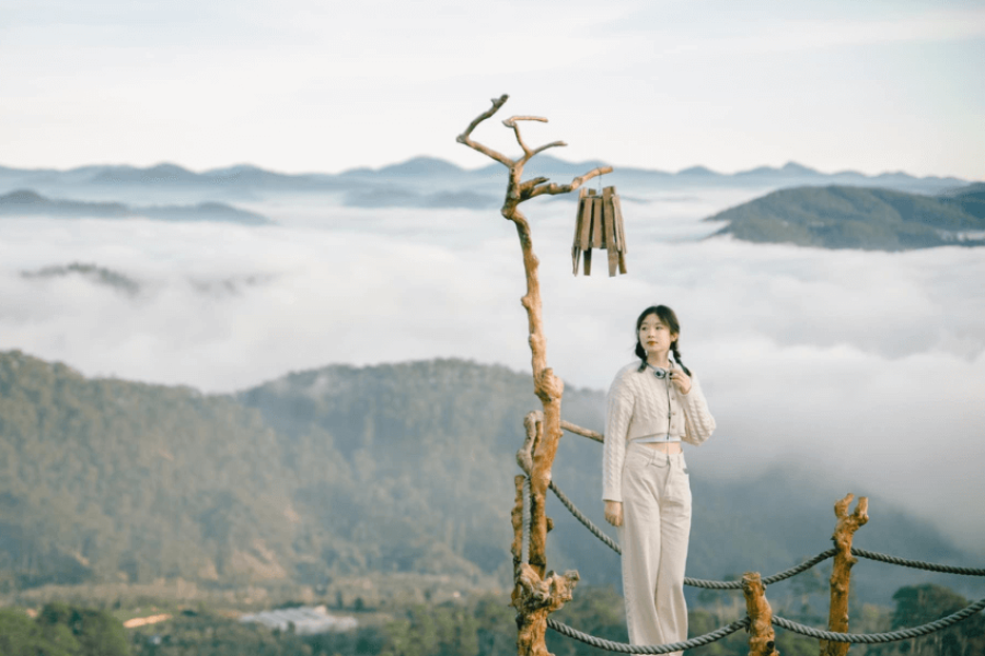 Tour Đà Lạt | Thiên Đường Săn Mây | Cafe Lời Của Gió | Puppy Farm | Thác Datanla